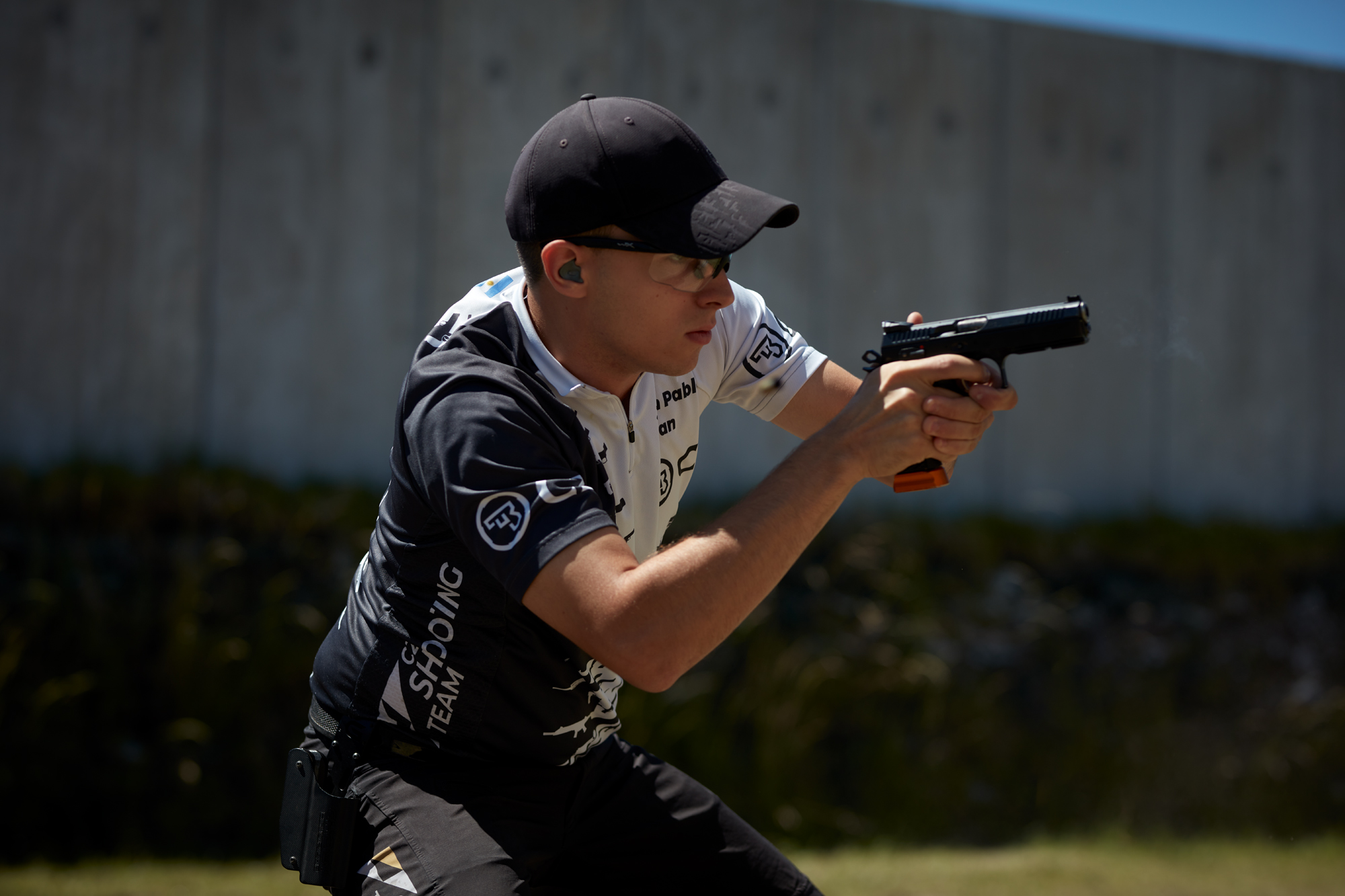 Tirador con pistola en una etapa del Argentina Nacional 2025